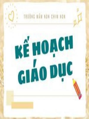 Kế hoạch thực hiện chương trình giáo dục - tuần 5 tháng 12 năm 2021